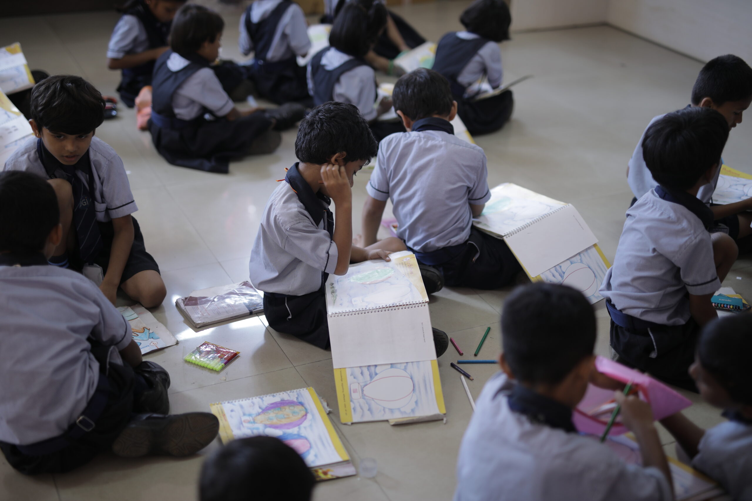 A classroom session at Jain Public School Korba